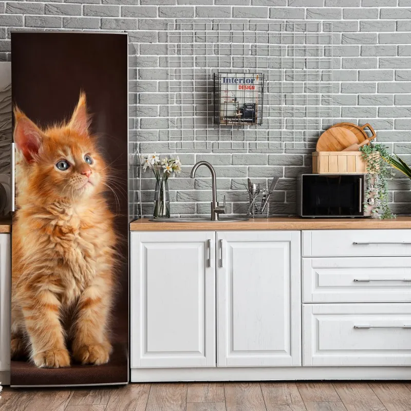 Naklejka na lodówkę nowoczesny geometryczny wzór architektoniczny – Wallissimo®