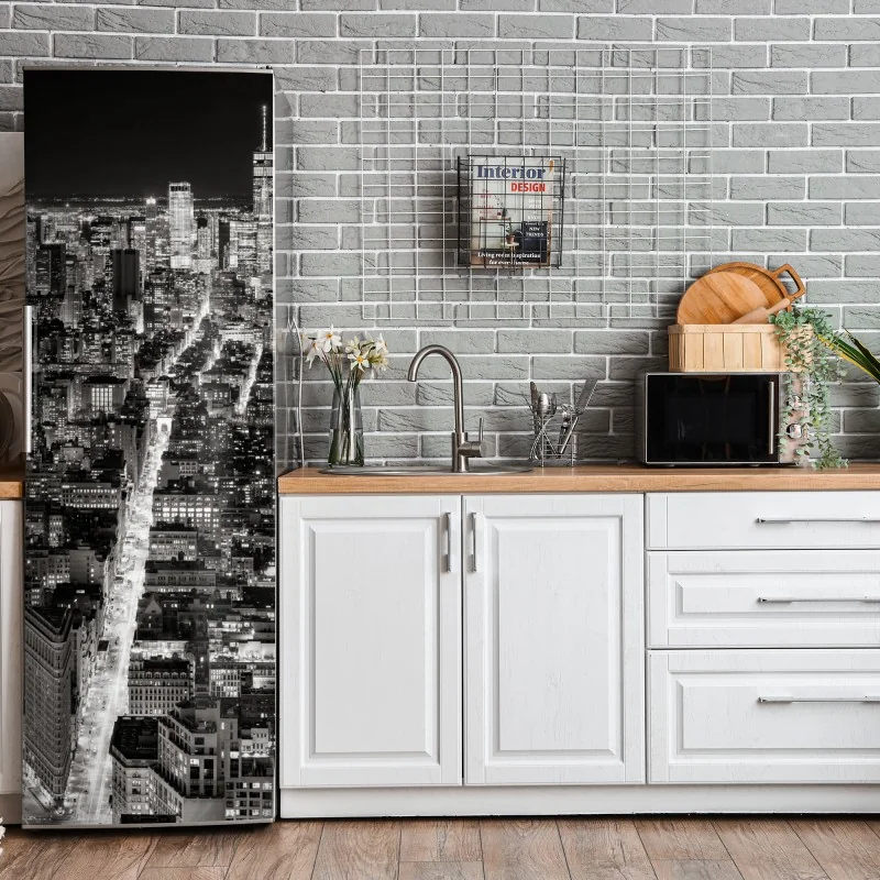 Naklejka na lodówkę Polskie pole rzepaku pod błękitnym niebem – Wallissimo®