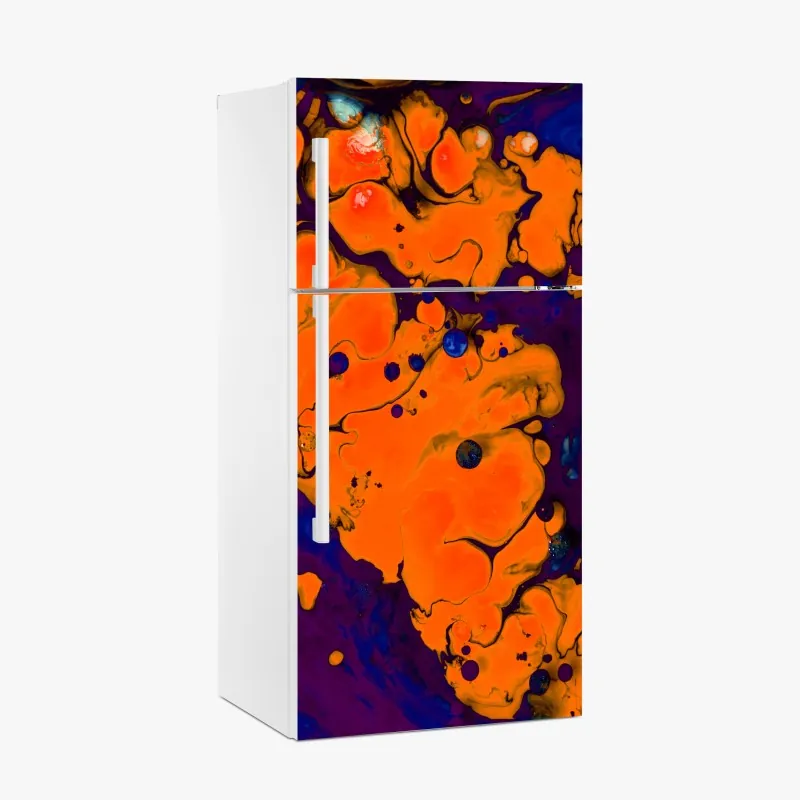 Naklejka na lodówkę gwiaździsta Droga Mleczna nad lasem – Wallissimo®