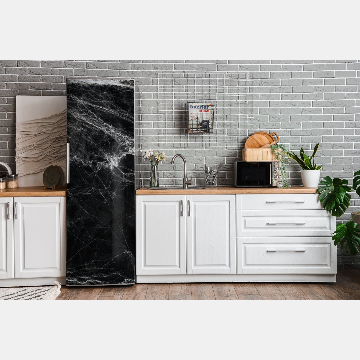 Naklejka na lodówkę mroczna pajęczyna na czarnym tle – Wallissimo® Naklejka na lodówkę mroczna pajęczyna na czarnym tle – Wallissimo®