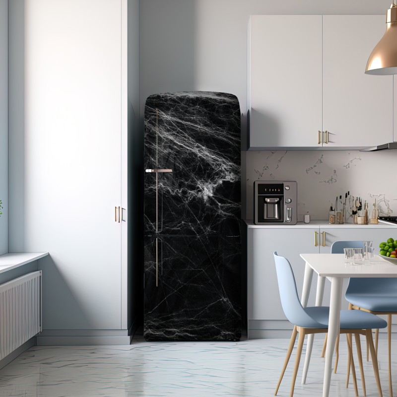 Naklejka na lodówkę mroczna pajęczyna na czarnym tle – Wallissimo® Naklejka na lodówkę mroczna pajęczyna na czarnym tle – Wallissimo®