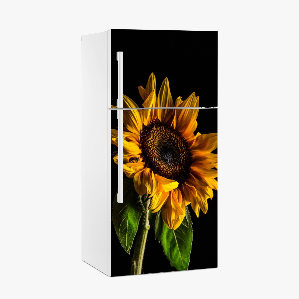 Fridge sticker golden sunflower close-up – Wallissimo®