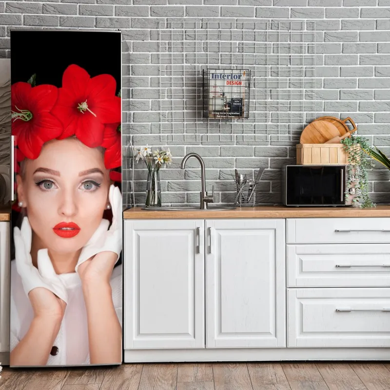 Naklejka na lodówkę psychodeliczny pop artowy sen – Wallissimo®