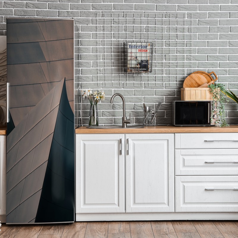 Naklejka na lodówkę trzy dmuchawce na turkusowym tle – Wallissimo®