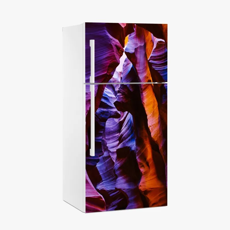 Naklejka na lodówkę żywe formacje skalne w wąwozie