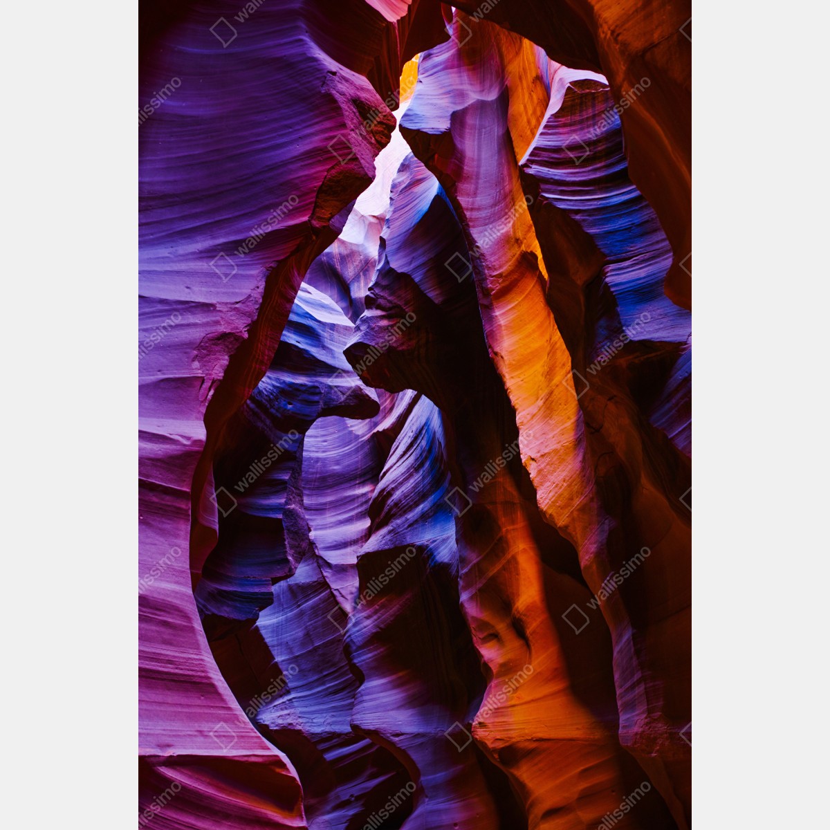 Naklejka na lodówkę żywe formacje skalne w wąwozie – Wallissimo® Naklejka na lodówkę żywe formacje skalne w wąwozie – Wallissimo®