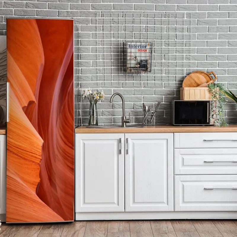 Naklejka na lodówkę intymny monochromatyczny portret – Wallissimo®