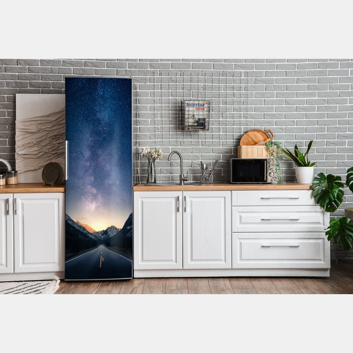 Naklejka na lodówkę droga ku gwiazdom – Wallissimo® Naklejka na lodówkę droga ku gwiazdom – Wallissimo®