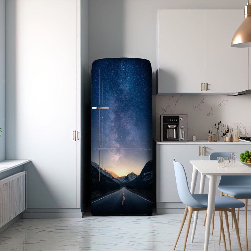 Naklejka na lodówkę droga ku gwiazdom – Wallissimo® Naklejka na lodówkę droga ku gwiazdom – Wallissimo®