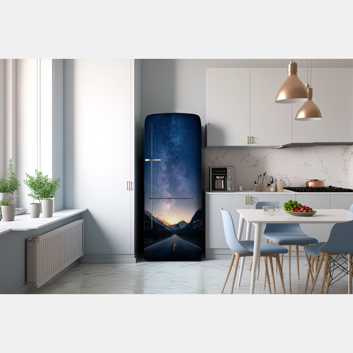 Naklejka na lodówkę droga ku gwiazdom – Wallissimo® Naklejka na lodówkę droga ku gwiazdom – Wallissimo®