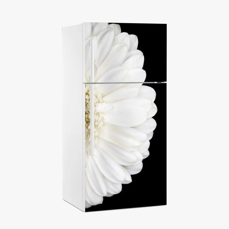 Naklejka na lodówkę retro tropikalne palmy o zachodzie słońca – Wallissimo®