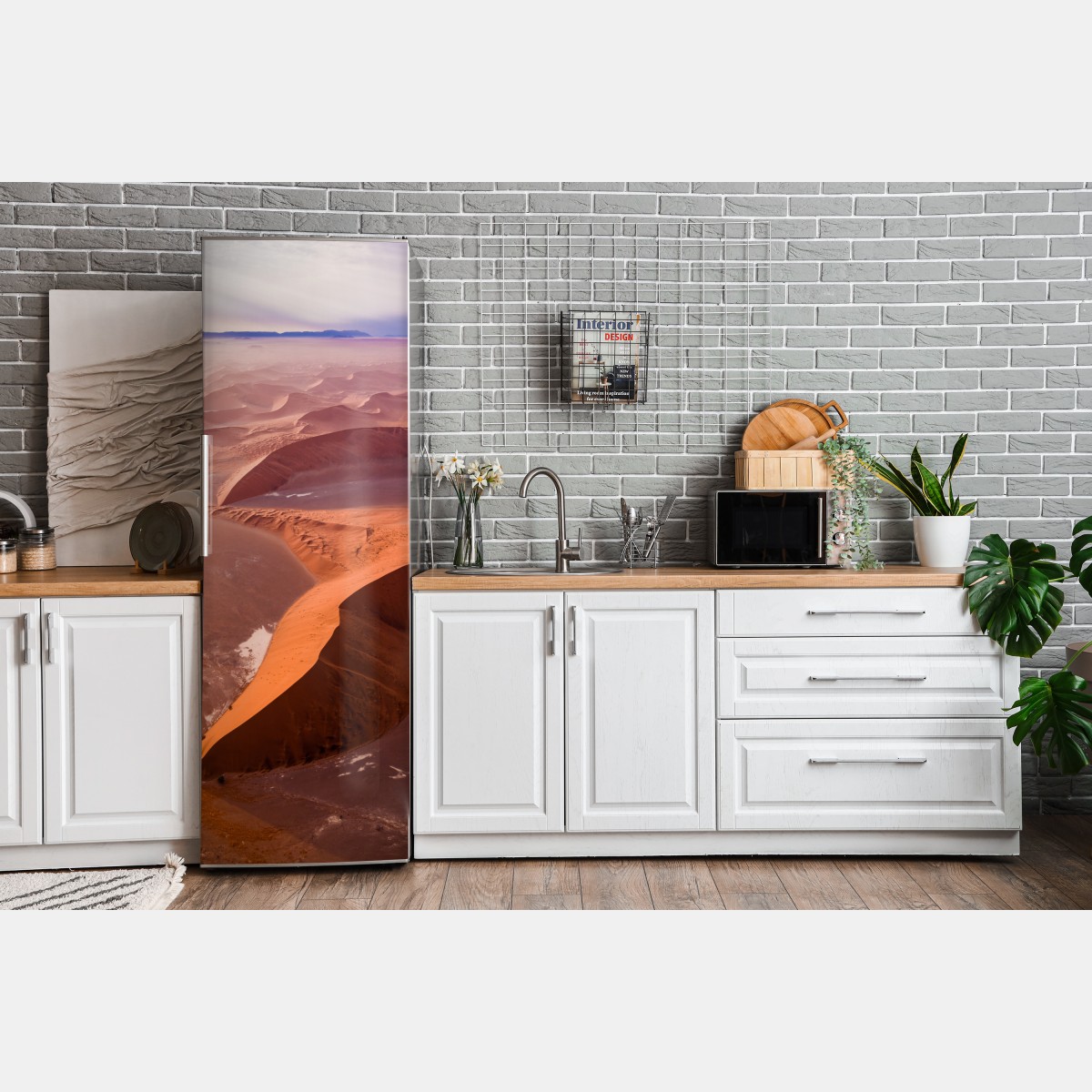 Naklejka na lodówkę wydmy pustyni Sossusvlei – Wallissimo® Naklejka na lodówkę wydmy pustyni Sossusvlei – Wallissimo®
