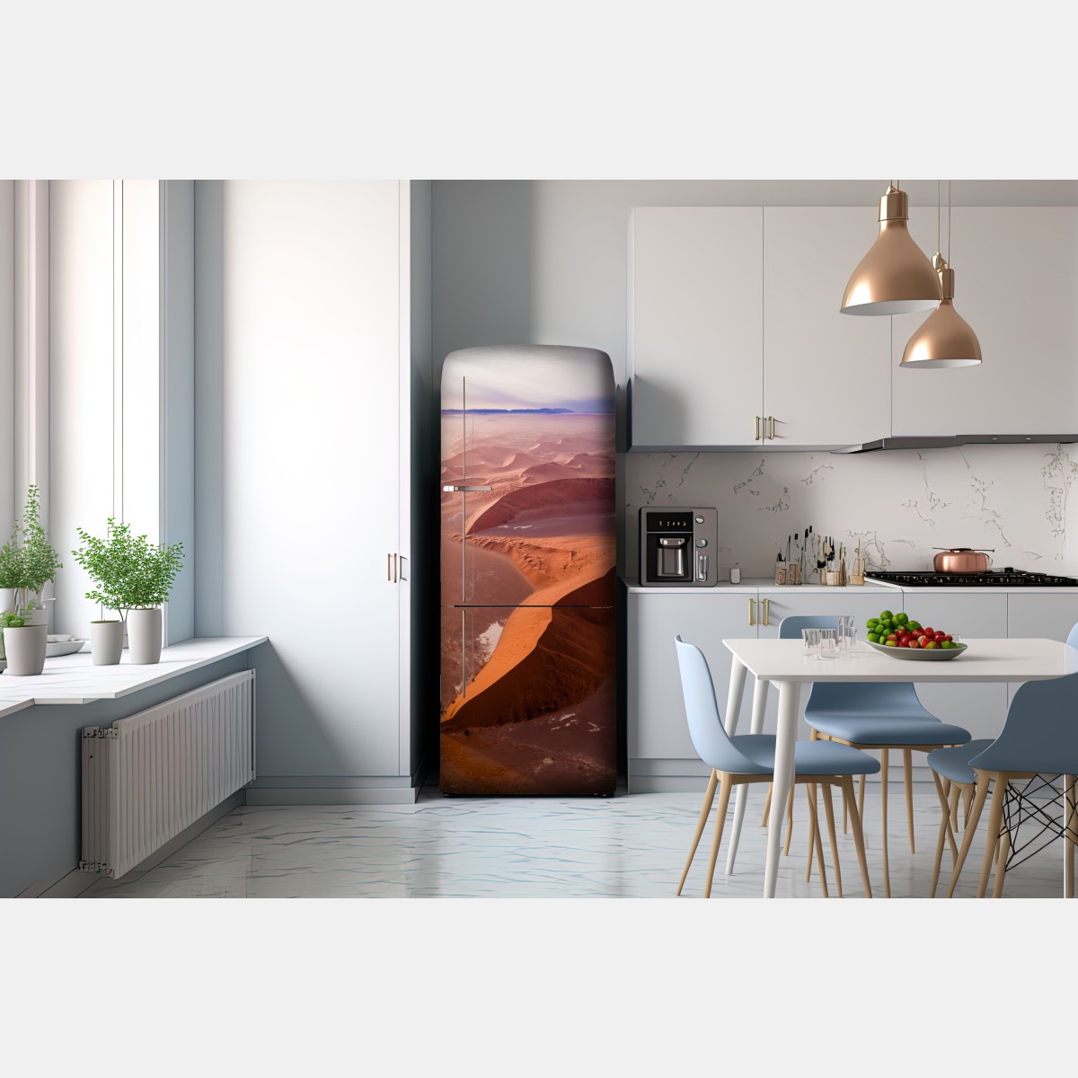 Naklejka na lodówkę wydmy pustyni Sossusvlei – Wallissimo® Naklejka na lodówkę wydmy pustyni Sossusvlei – Wallissimo®