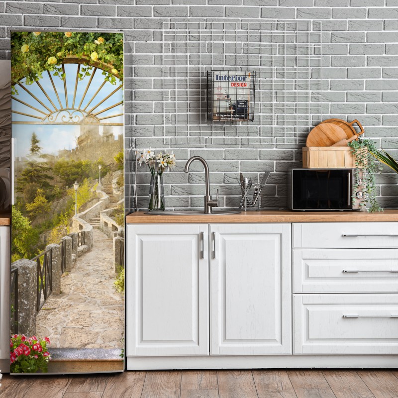 Naklejka na lodówkę Grand Canyon zachód słońca panorama – Wallissimo®