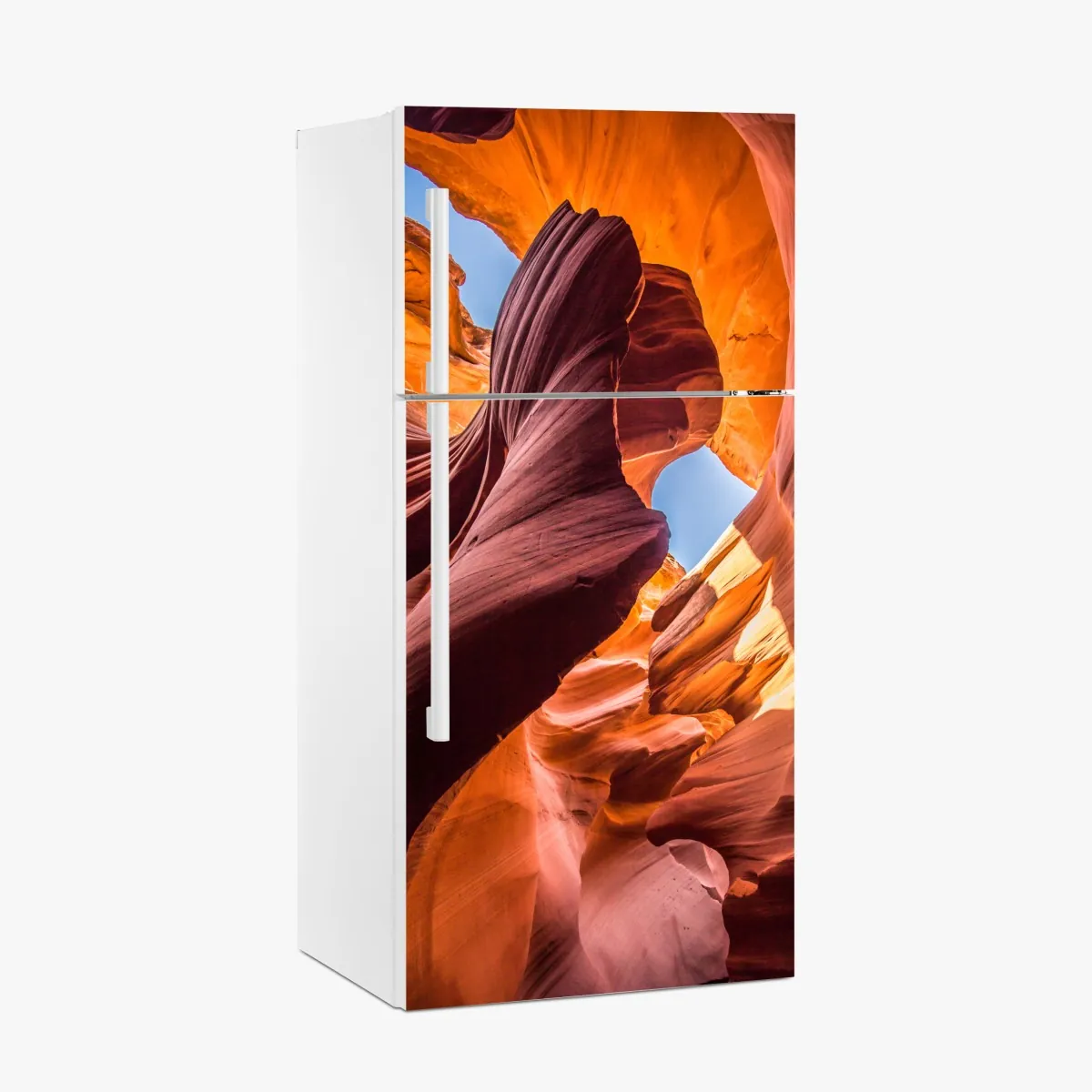 Naklejka na lodówkę słoneczny wąwóz z formacjami skalnymi – Wallissimo® Naklejka na lodówkę słoneczny wąwóz z formacjami skalnymi – Wallissimo®