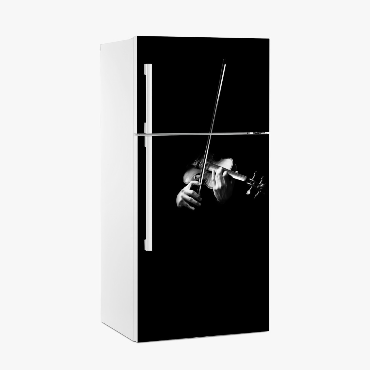 Fridge sticker soulful violin in monochrome – Wallissimo®