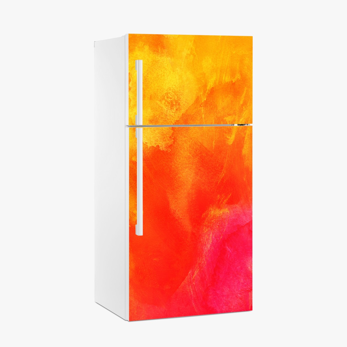 Fridge sticker vibrant orange abstract gradient – Wallissimo®