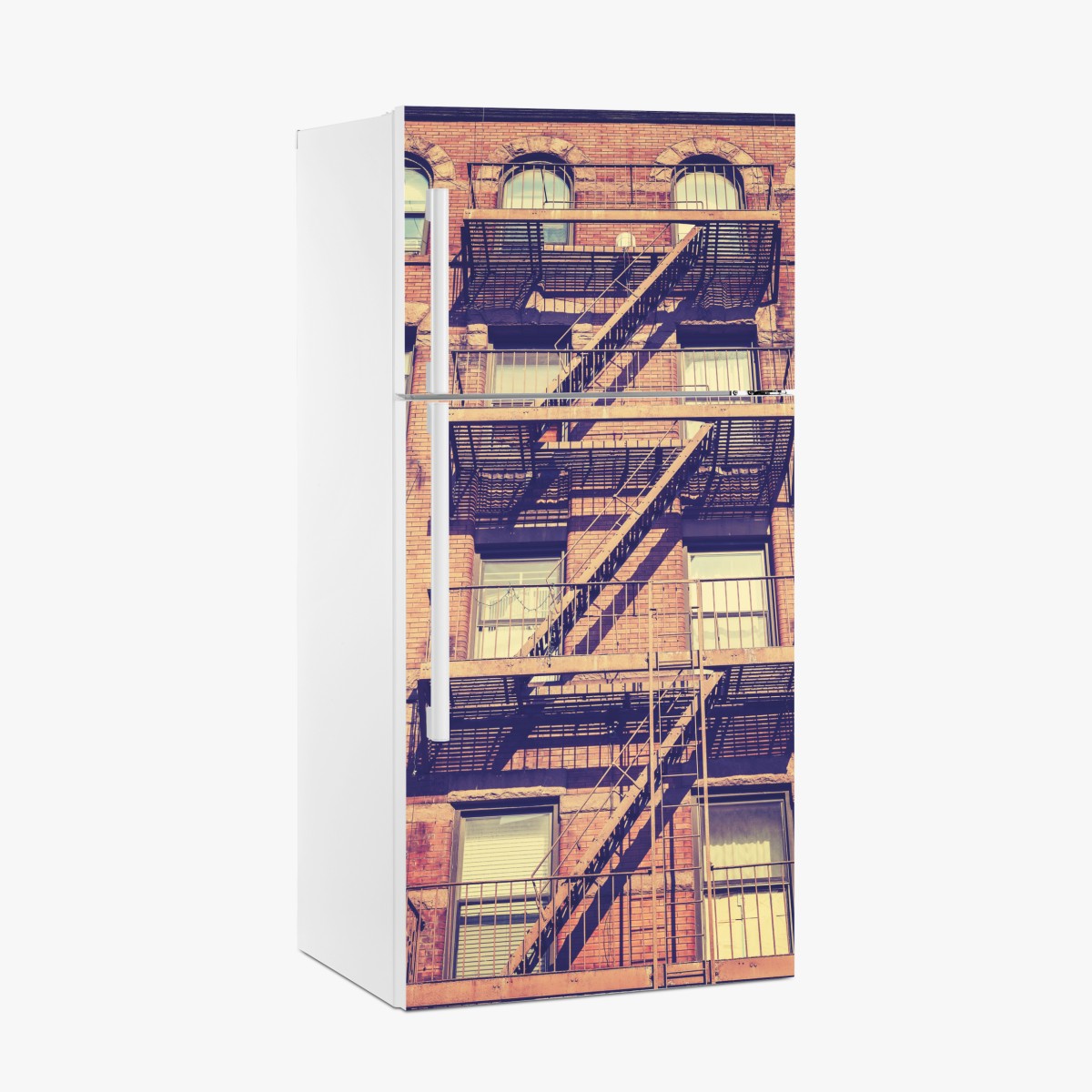 Fridge sticker vintage New York fire escapes – Wallissimo®