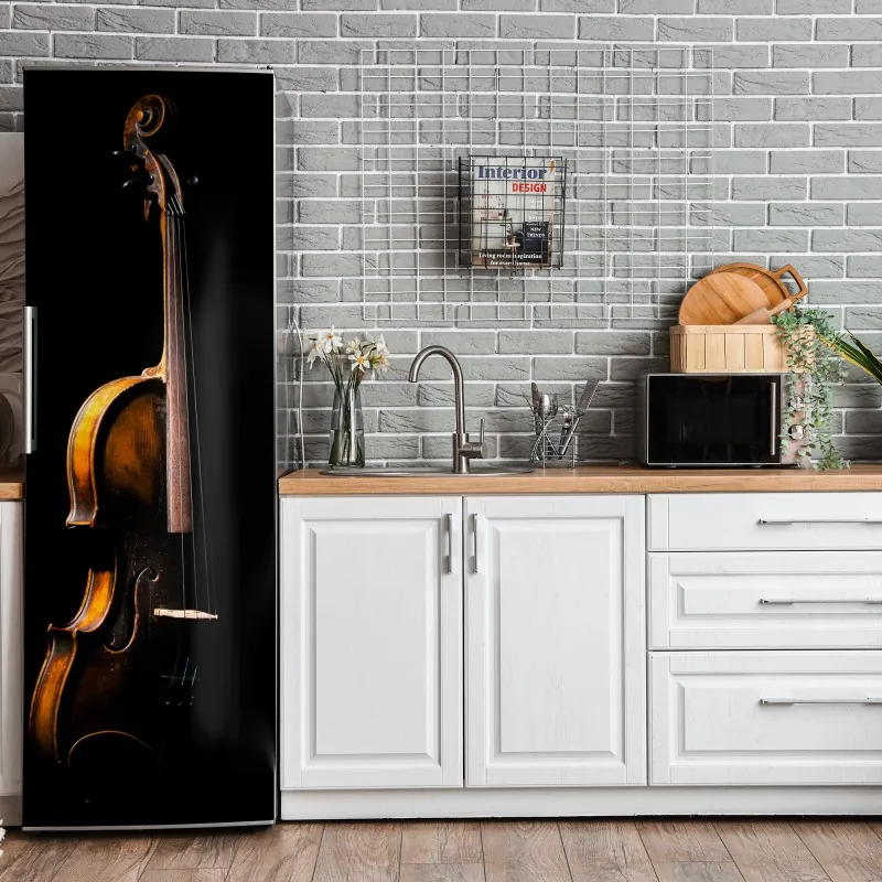 Naklejka na lodówkę zachód słońca nad wydmami Grace Bay – Wallissimo®