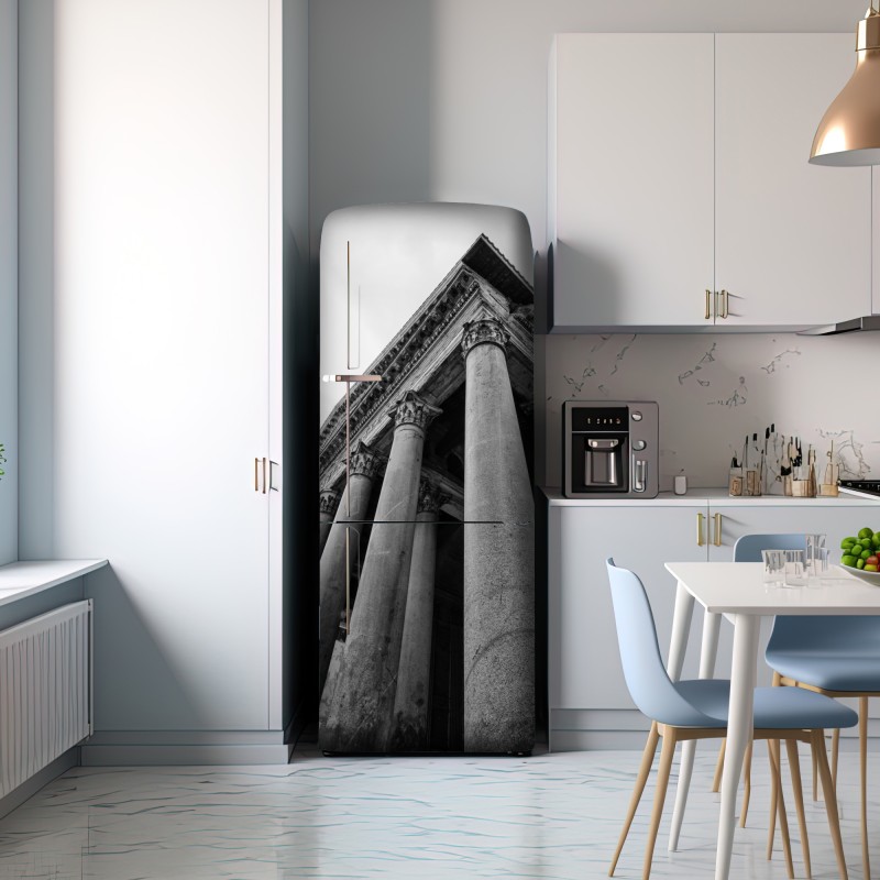 Naklejka na lodówkę monumentalne kolumny Panteonu w Rzymie – Wallissimo® Naklejka na lodówkę monumentalne kolumny Panteonu w Rzymie – Wallissimo®