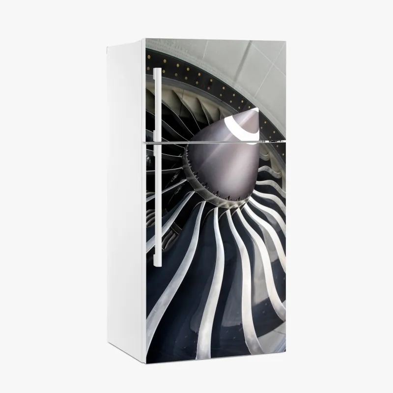 Naklejka na lodówkę beżowa tekstura marmuru – Wallissimo®