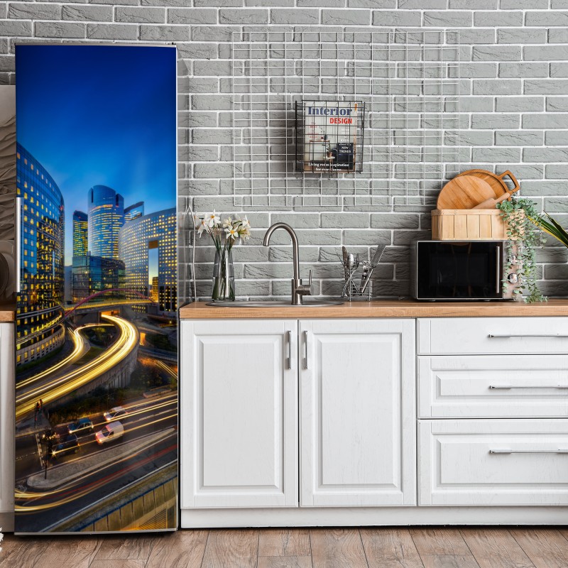 Naklejka na lodówkę burzliwe wybrzeże Islandii panorama – Wallissimo®