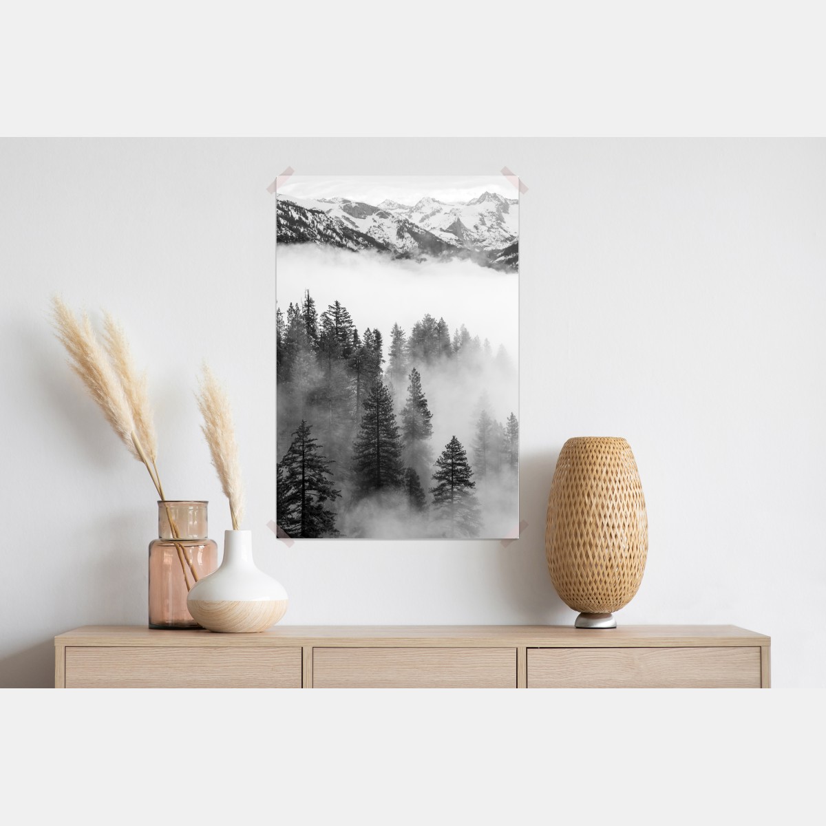 Plakat mglisty las Giant Forest, Sequoia National Park – Wallissimo® Plakat mglisty las Giant Forest, Sequoia National Park – Wallissimo®