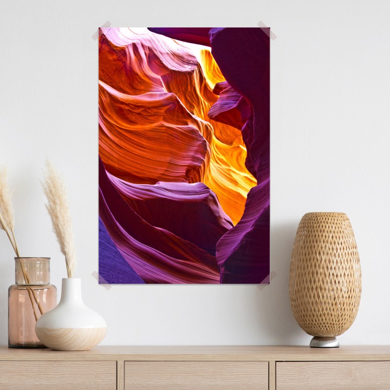 Plakat słoneczny kanion piaskowcowy – Wallissimo® Plakat słoneczny kanion piaskowcowy – Wallissimo®