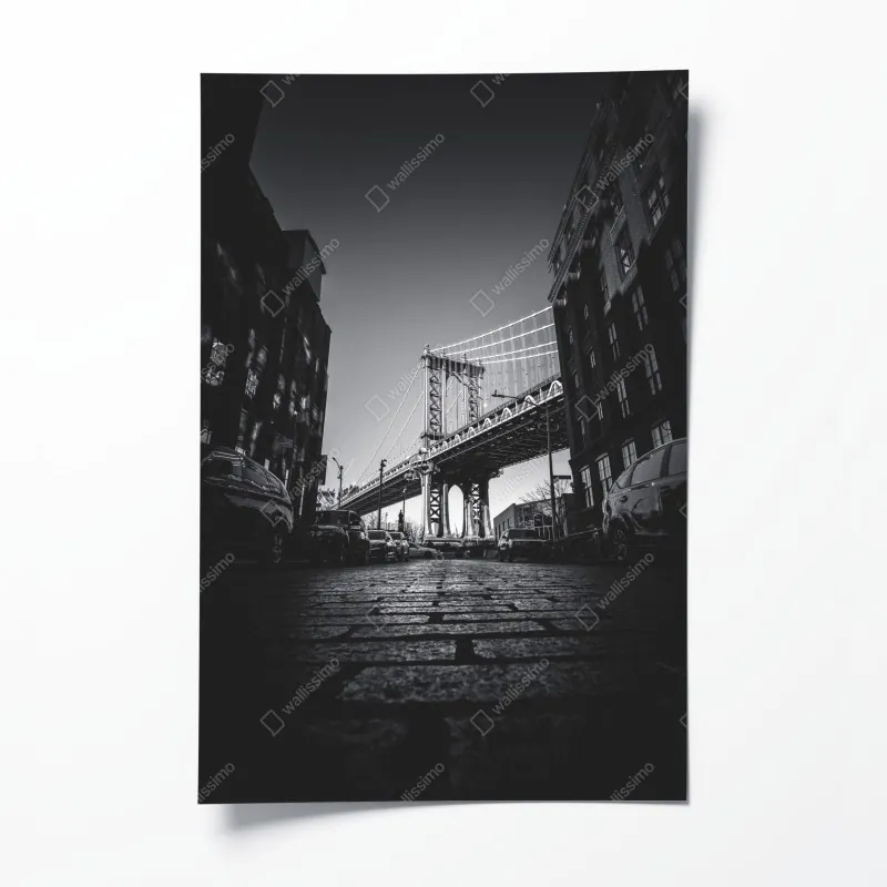 Plakat złote liście w stylu line art – Wallissimo®