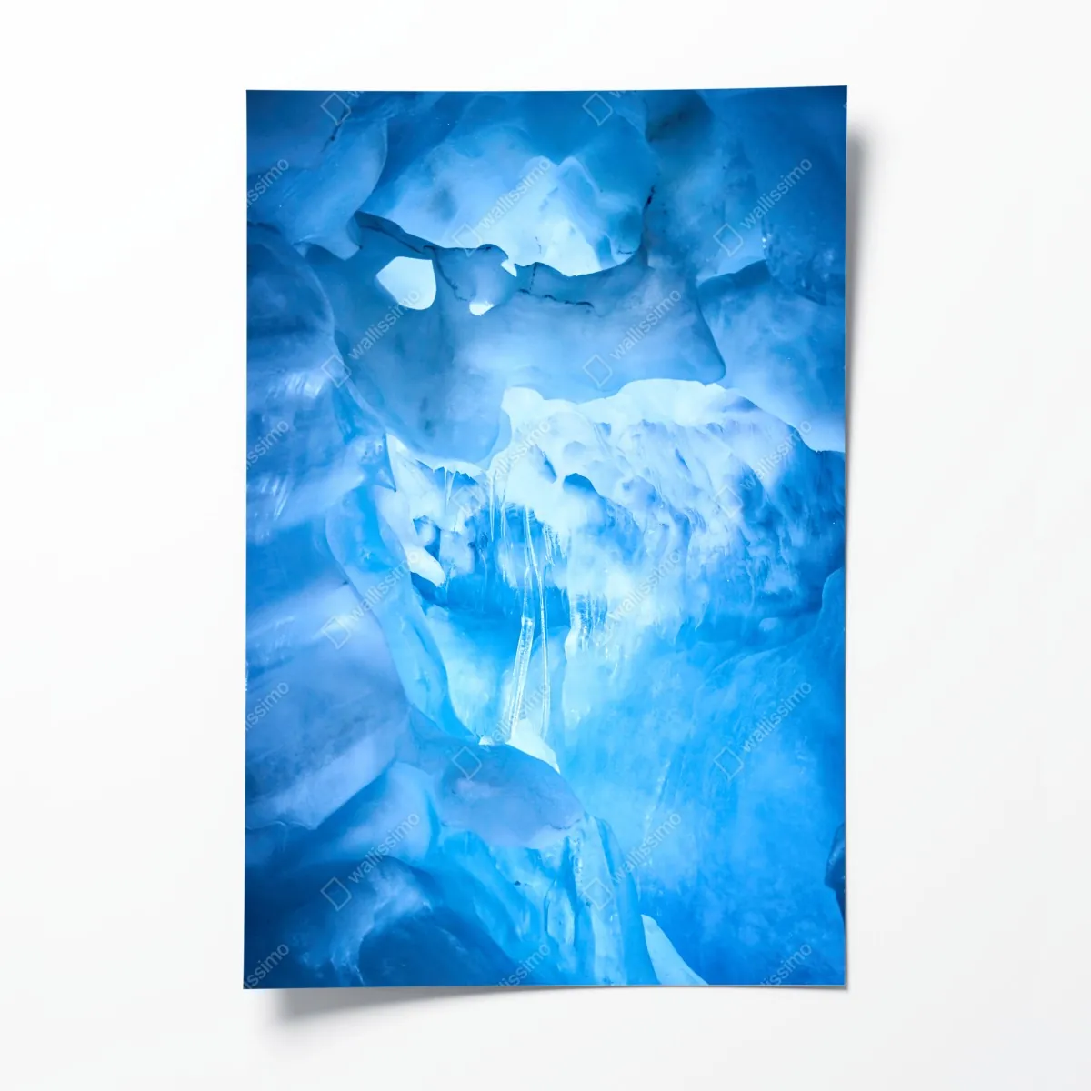 Plakat eteryczna niebieska jaskinia lodowa – Wallissimo® Plakat eteryczna niebieska jaskinia lodowa – Wallissimo®