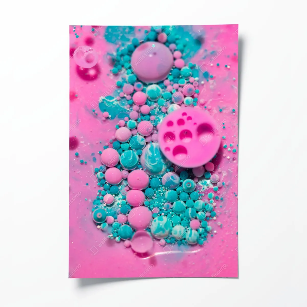 Plakat różowy i turkusowy marmur abstrakcyjny – Wallissimo® Plakat różowy i turkusowy marmur abstrakcyjny – Wallissimo®