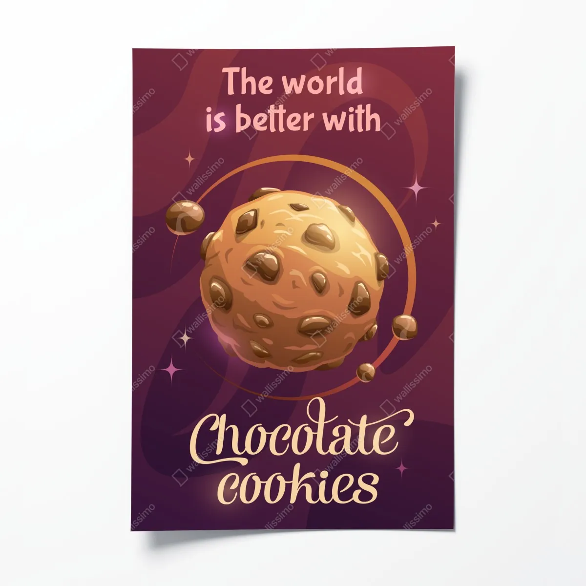 Plakat galaktyka czekoladowego ciastka – Wallissimo® Plakat galaktyka czekoladowego ciastka – Wallissimo®