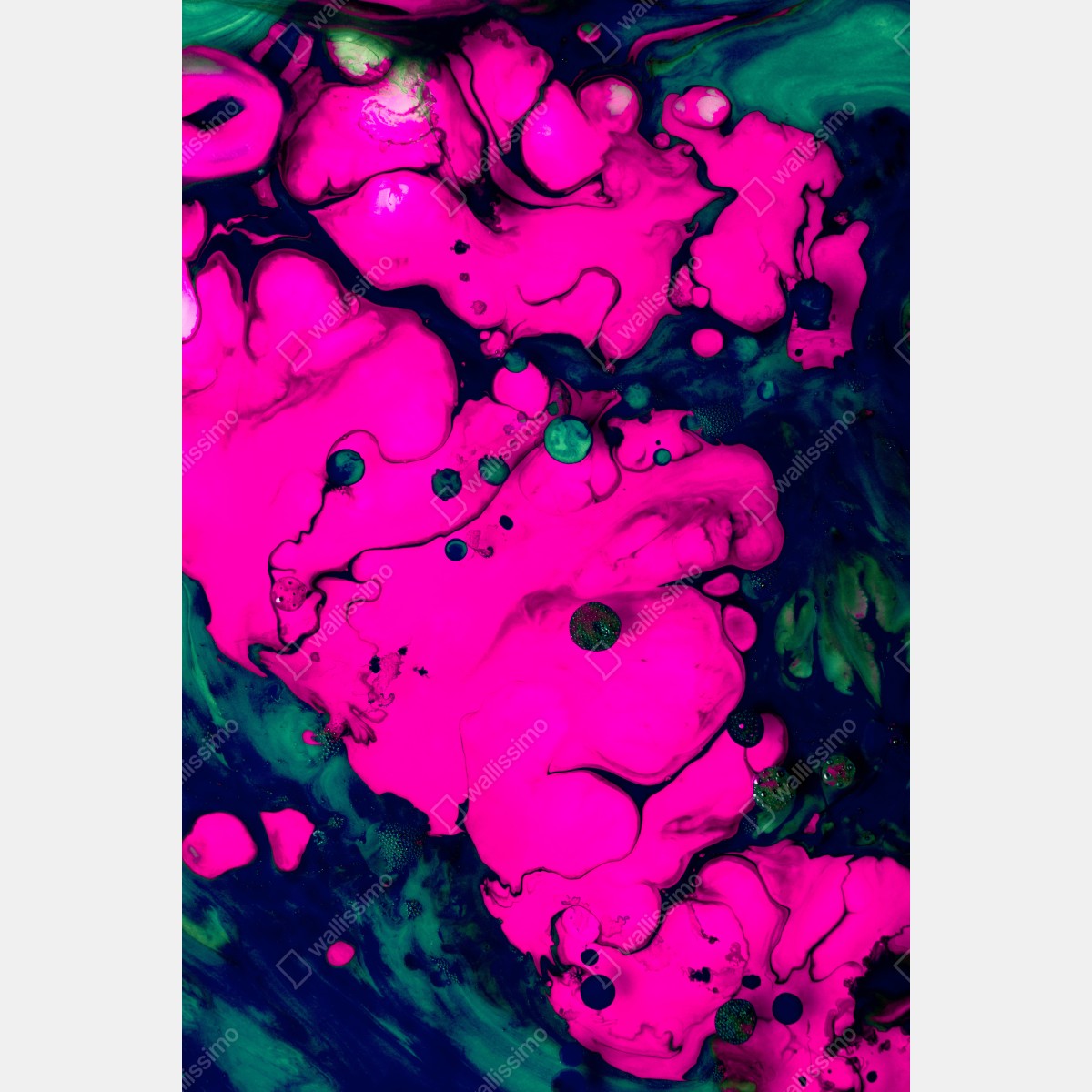 Plakat neonowa różowa abstrakcja płynna – Wallissimo® Plakat neonowa różowa abstrakcja płynna – Wallissimo®