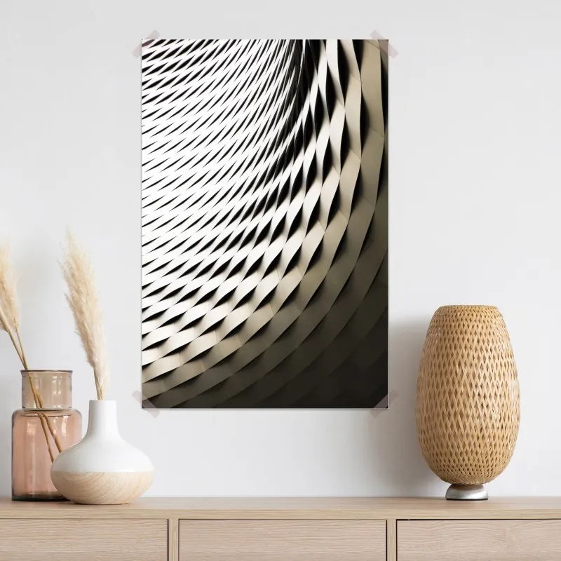 Plakat nowoczesny geometryczny wzór architektoniczny – Wallissimo® Plakat nowoczesny geometryczny wzór architektoniczny – Wallissimo®