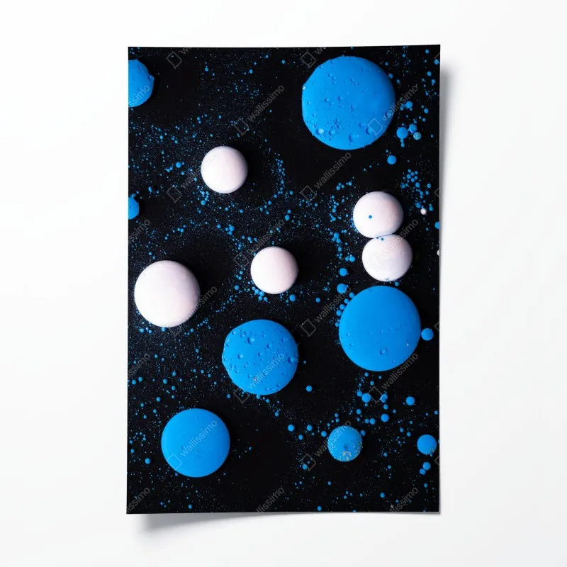 Plakat pastelowy wzór liści na ścianę – Wallissimo®