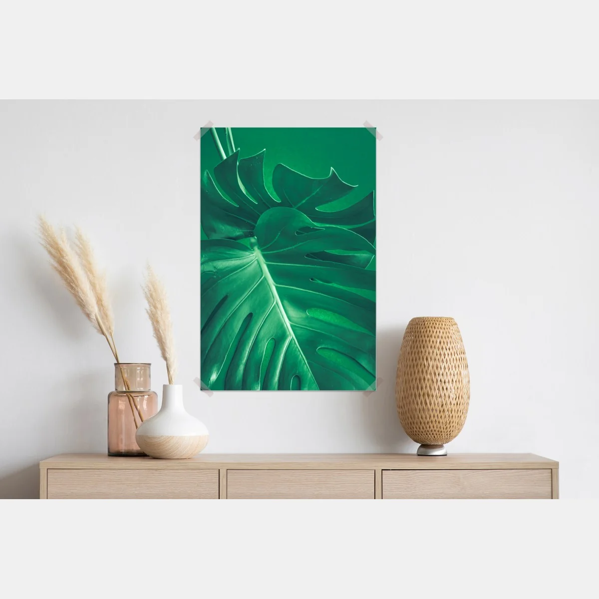 Plakat bujny liść monstery zbliżenie – Wallissimo® Plakat bujny liść monstery zbliżenie – Wallissimo®