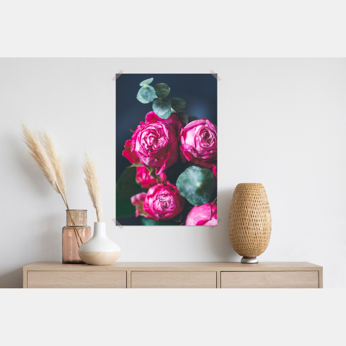 Plakat różany bukiet makro – Wallissimo® Plakat różany bukiet makro – Wallissimo®