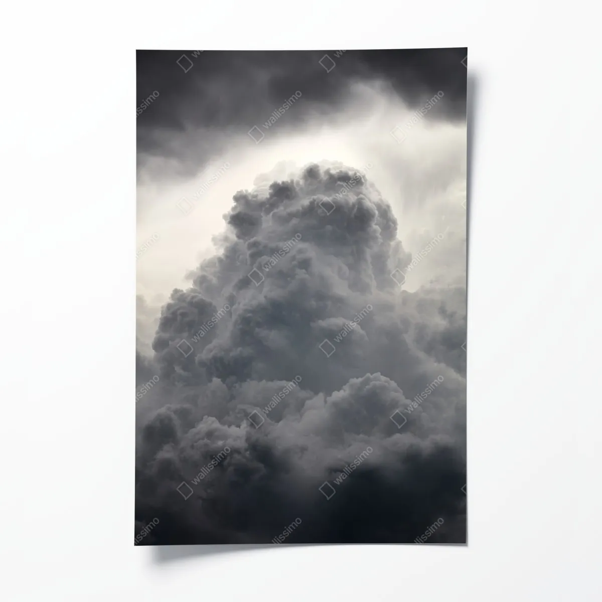 Plakat dramatyczny szary krajobraz chmur – Wallissimo® Plakat dramatyczny szary krajobraz chmur – Wallissimo®