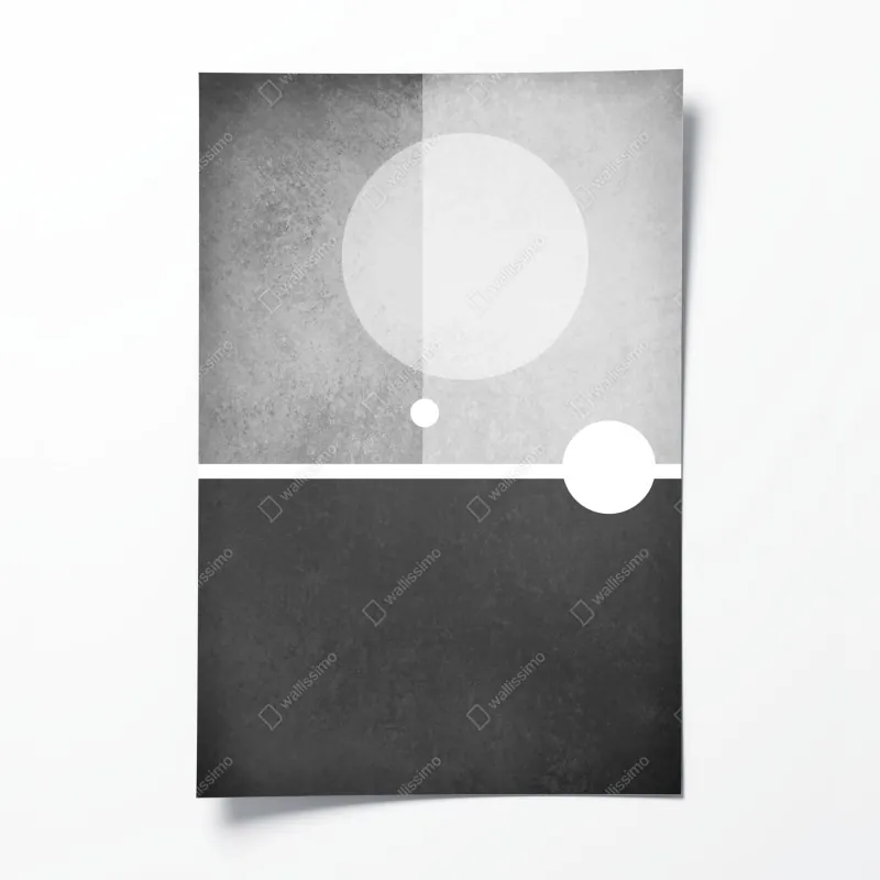 Plakat żywy memphis geometryczny wzór – Wallissimo®