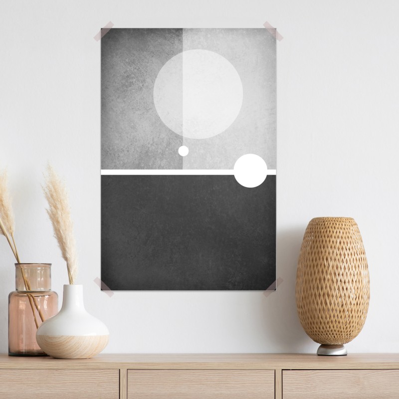 Plakat minimalistyczna kompozycja geometryczna – Wallissimo® Plakat minimalistyczna kompozycja geometryczna – Wallissimo®