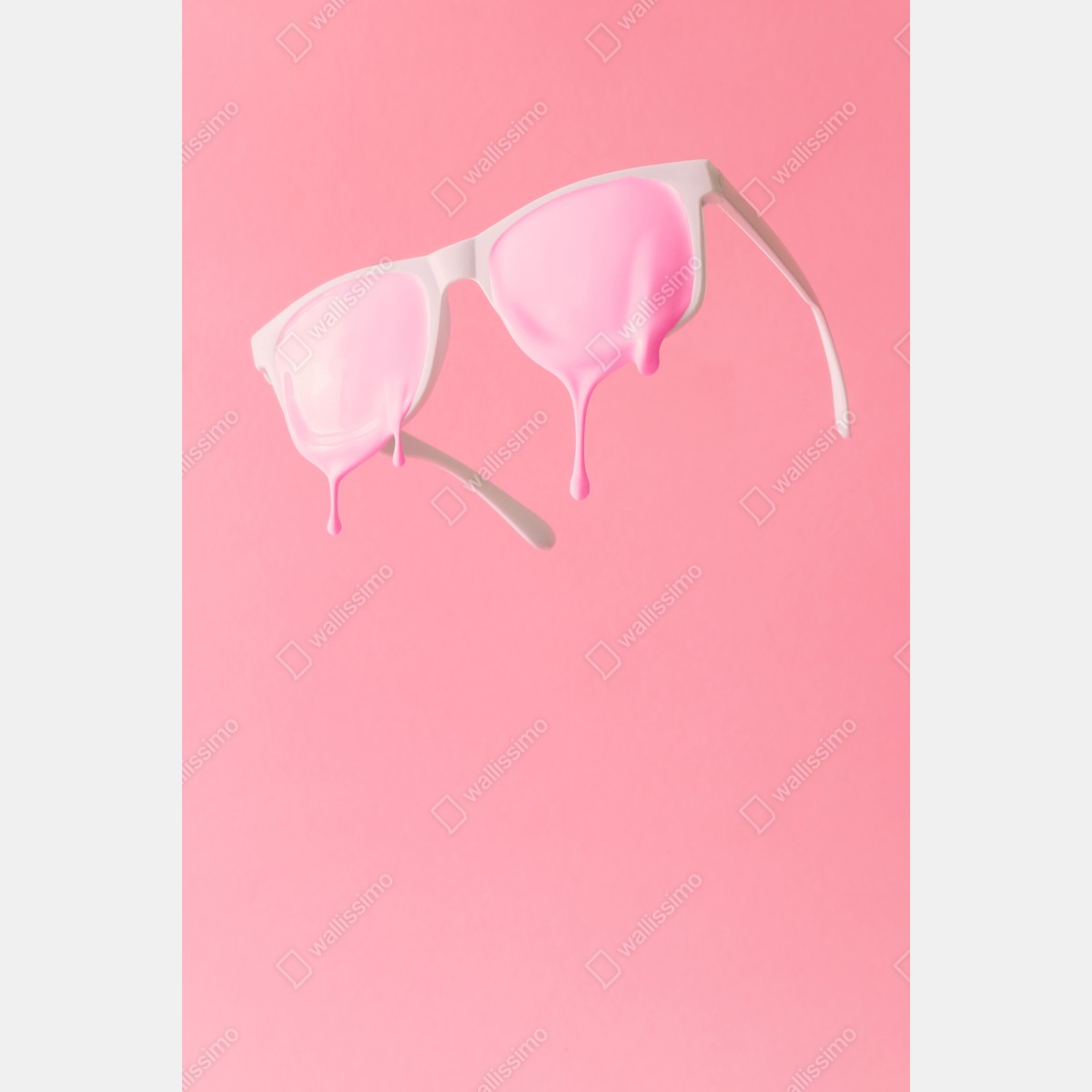 Plakat topniejące różowe okulary – Wallissimo® Plakat topniejące różowe okulary – Wallissimo®