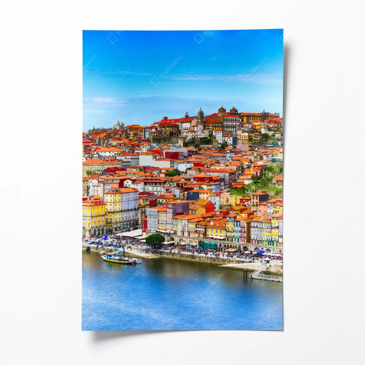 Plakat Porto barwny widok nadbrzeża – Wallissimo® Plakat Porto barwny widok nadbrzeża – Wallissimo®