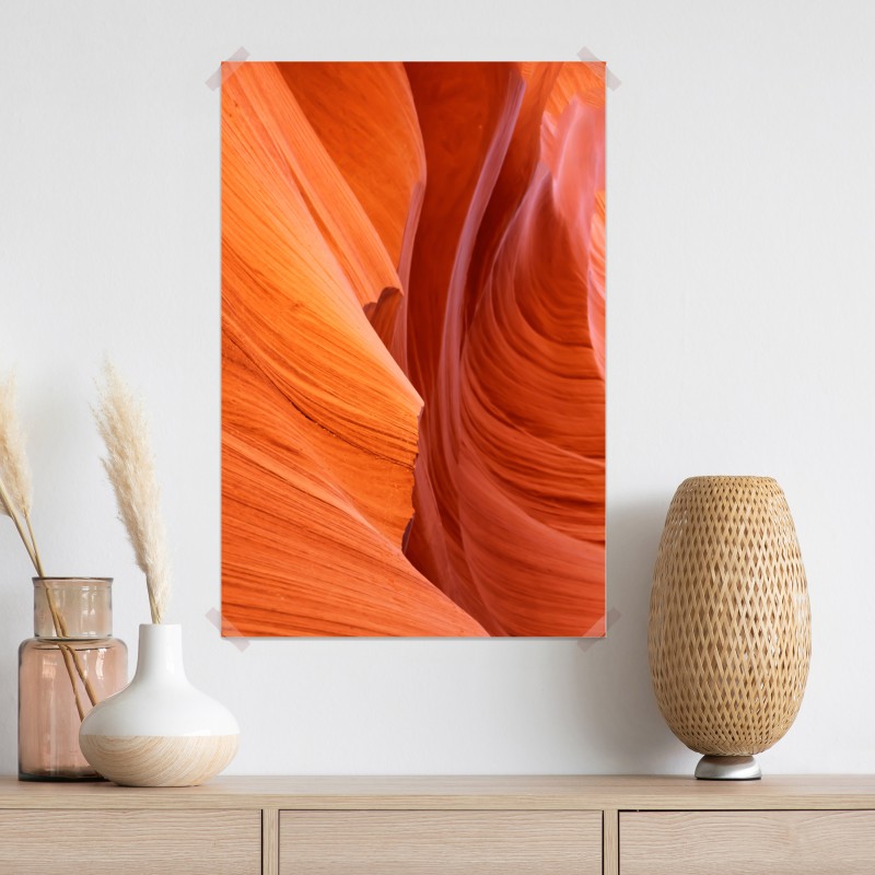 Plakat ciepły piaskowiec kanion abstrakcja – Wallissimo® Plakat ciepły piaskowiec kanion abstrakcja – Wallissimo®
