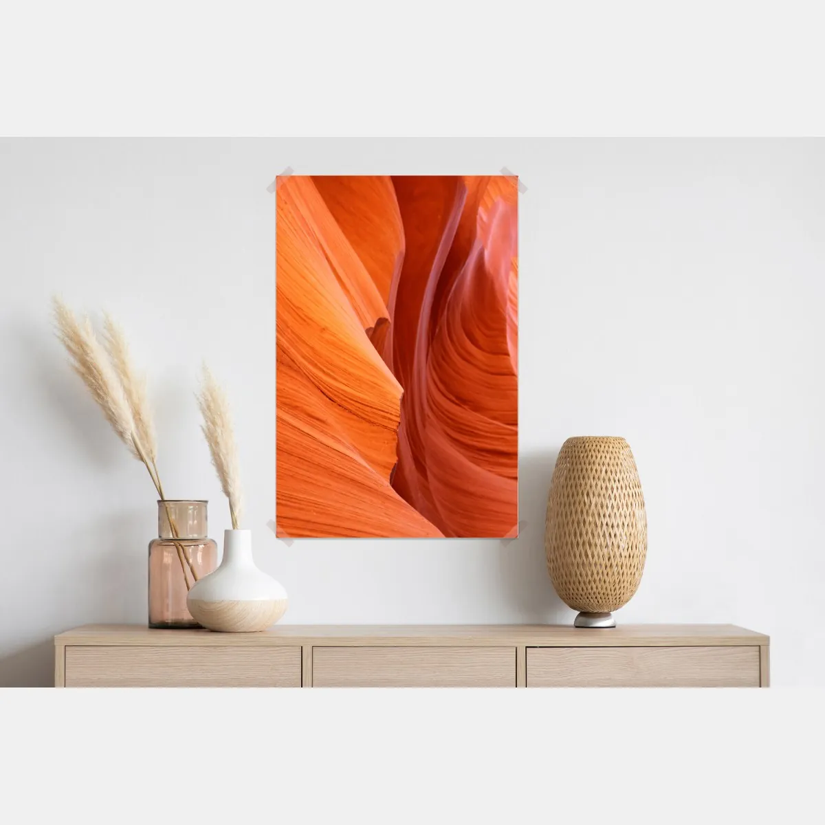 Plakat ciepły piaskowiec kanion abstrakcja – Wallissimo® Plakat ciepły piaskowiec kanion abstrakcja – Wallissimo®