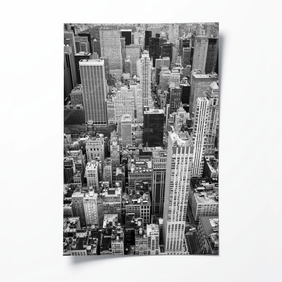 Plakat czarno-biała panorama miasta – Wallissimo® Plakat czarno-biała panorama miasta – Wallissimo®