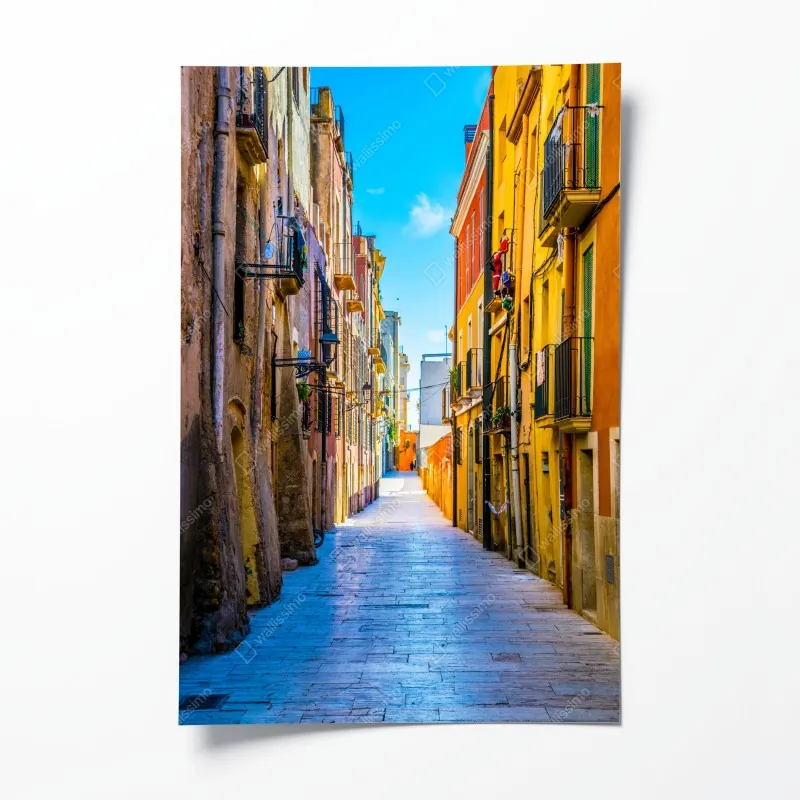 Plakat akwarelowy wzór jarzębiny – Wallissimo®