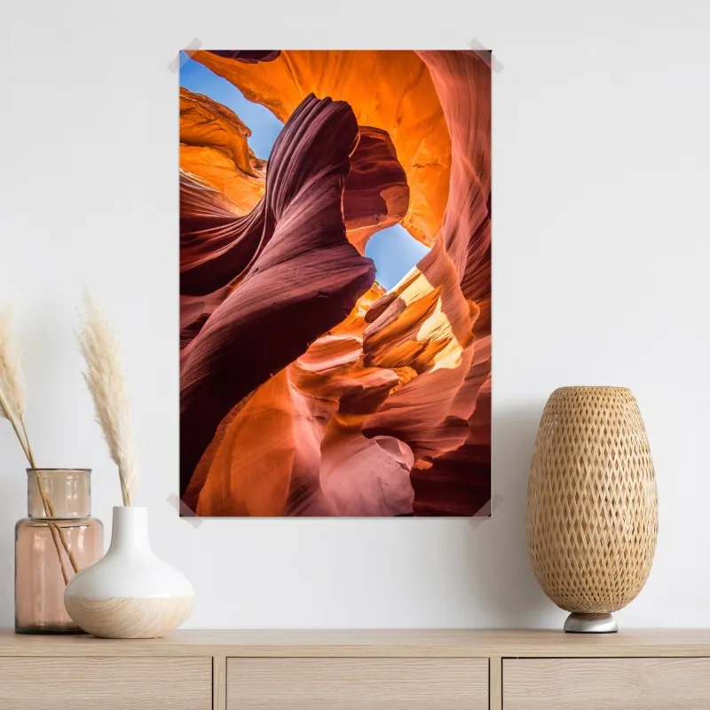 Plakat słoneczny wąwóz z formacjami skalnymi – Wallissimo® Plakat słoneczny wąwóz z formacjami skalnymi – Wallissimo®