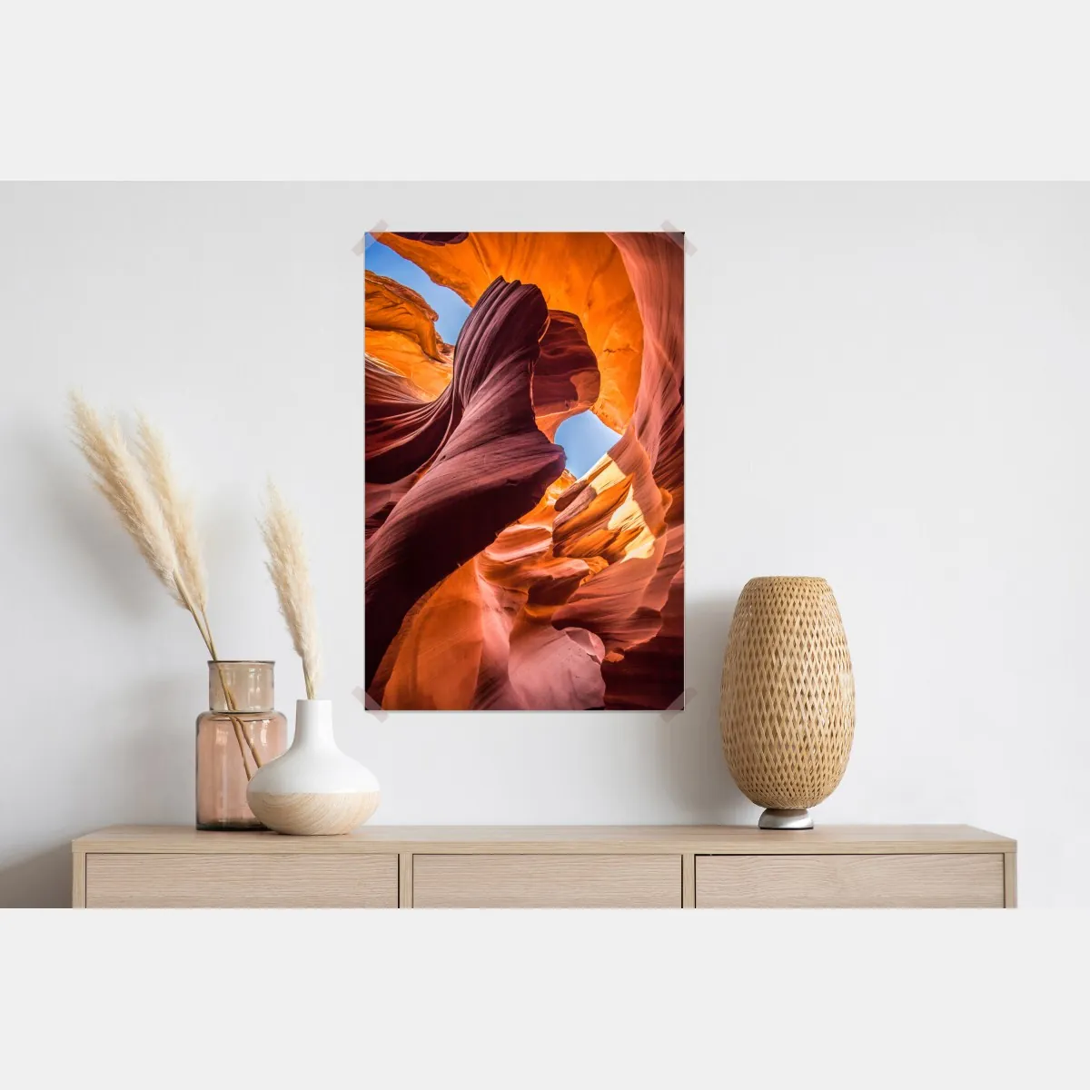 Plakat słoneczny wąwóz z formacjami skalnymi – Wallissimo® Plakat słoneczny wąwóz z formacjami skalnymi – Wallissimo®