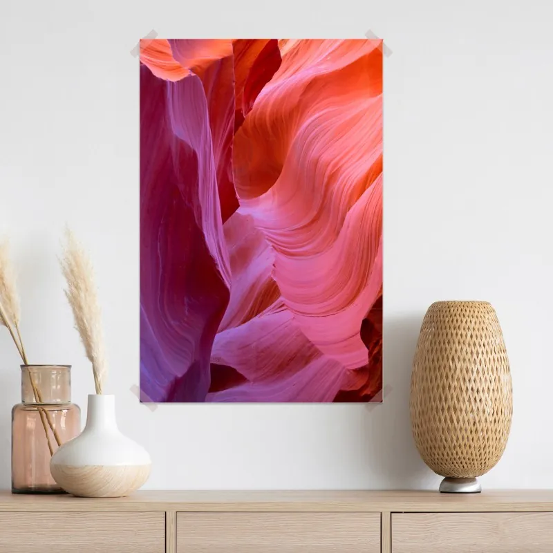 Plakat Antelope Canyon fale piaskowca – Wallissimo® Plakat Antelope Canyon fale piaskowca – Wallissimo®