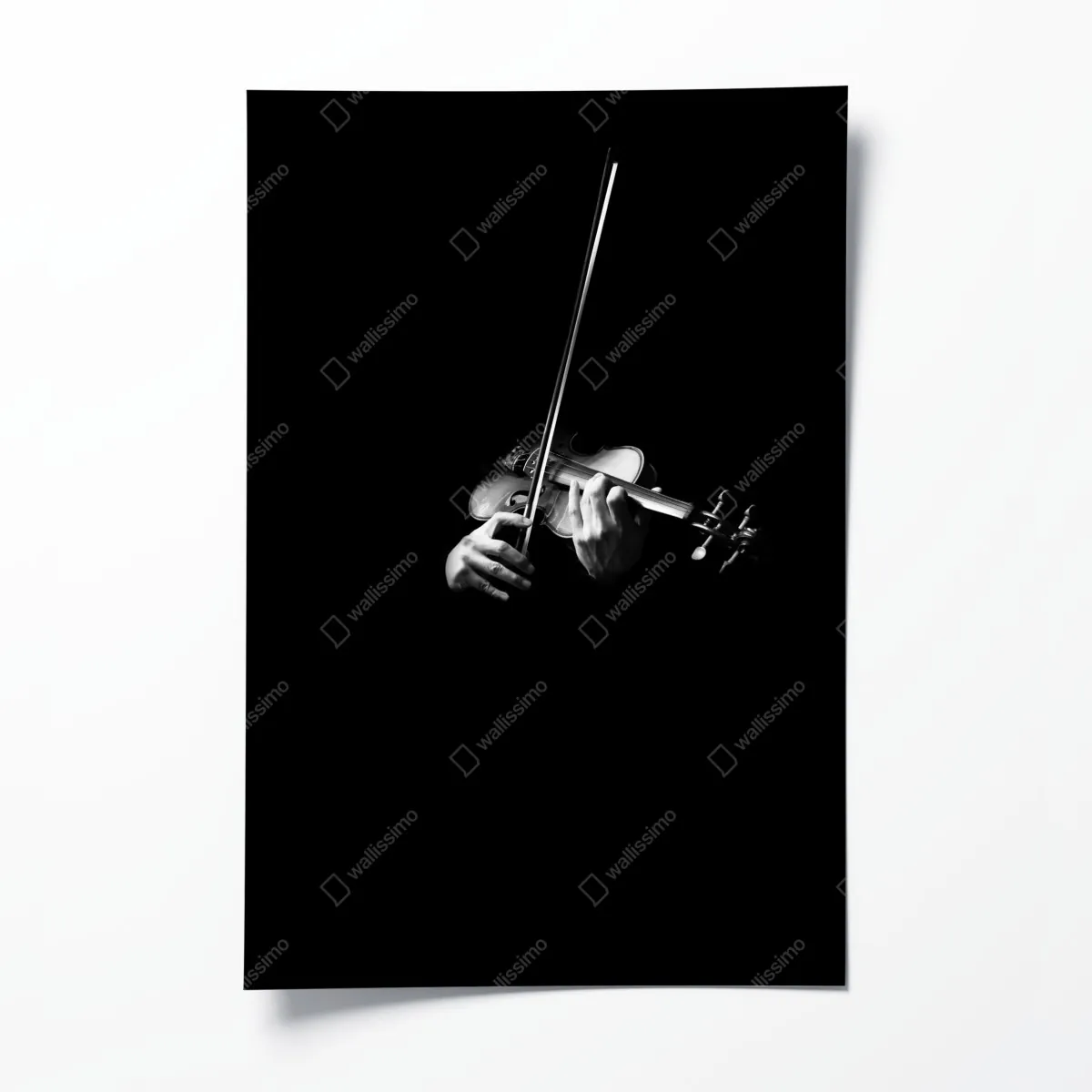 Plakat skrzypce w monochromie – Wallissimo® Plakat skrzypce w monochromie – Wallissimo®